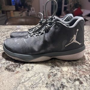 Low Jordan’s grey sneakers shoes size 12